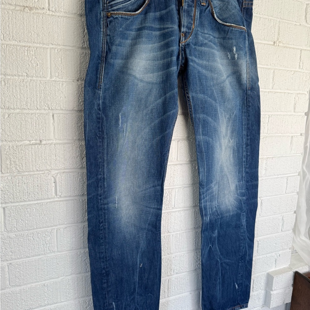 Takeshy Kurosawa Slim Fit Jeans - Classic Blue - Picture 3 of 15